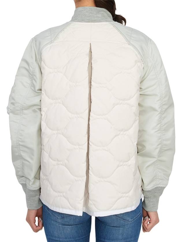 Nylon Twill Ripstop Jacket White - SACAI - BALAAN 7