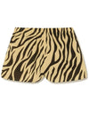 Kids Zebra Pattern Short Pants Yellow S23049 247AZ - THE ANIMALS OBSERVATORY - BALAAN 3