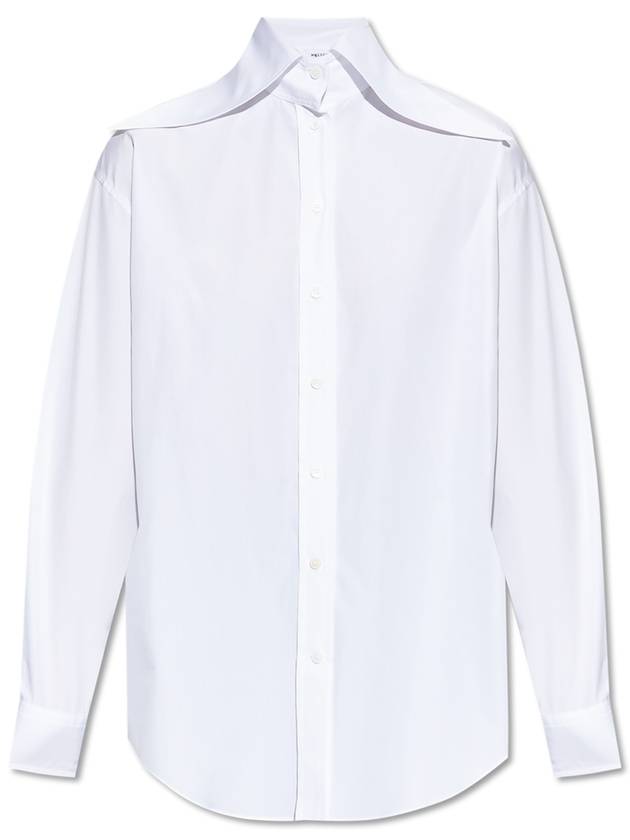 Alexander McQueen Shirt With Decorative Collar, Women's, White - ALEXANDER MCQUEEN - BALAAN 1