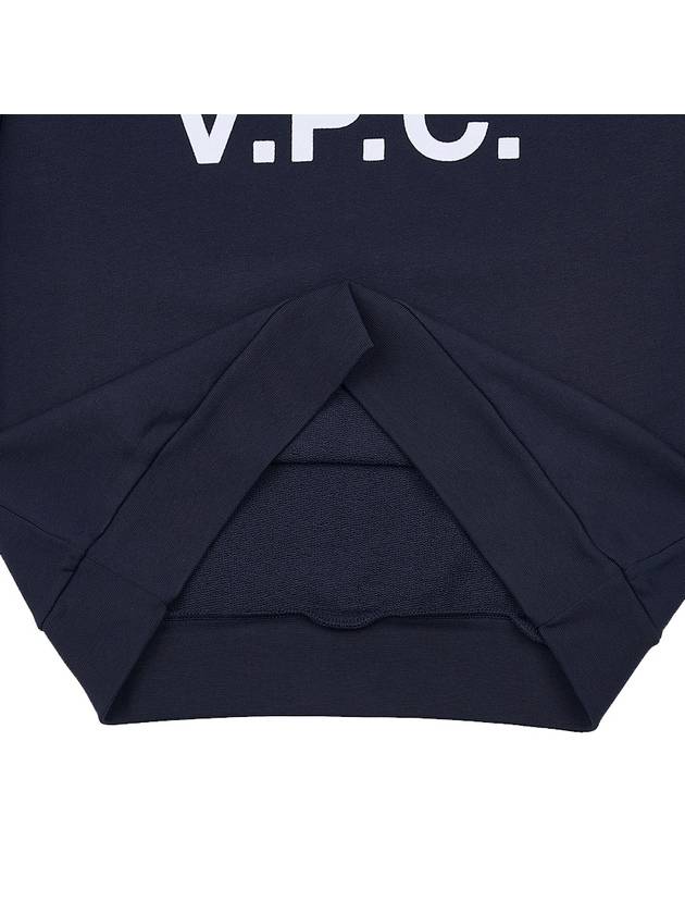 Elisa Logo Print Sweatshirt Navy - A.P.C. - BALAAN 7