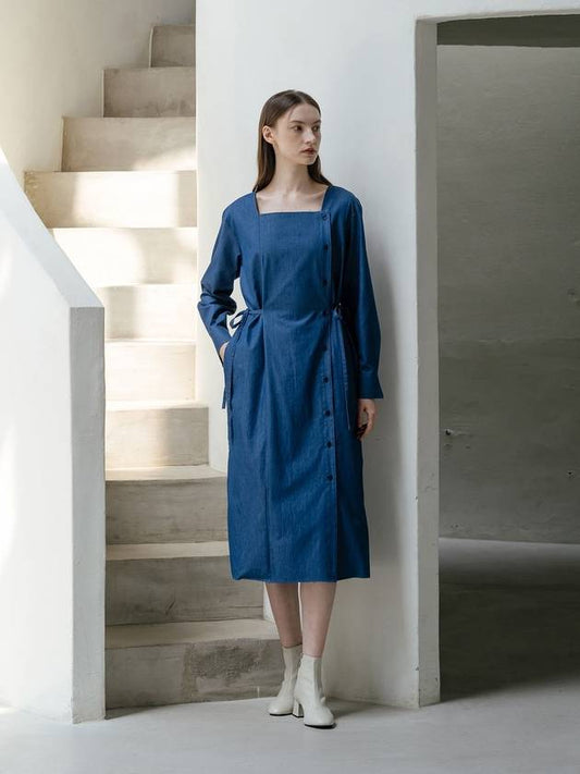 Dina Denim Dress - YOUNESS - BALAAN 1