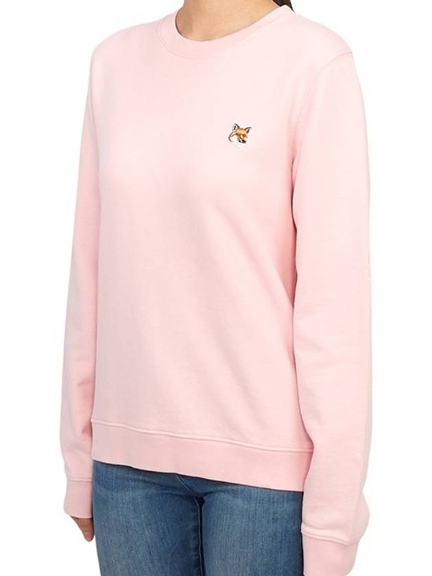 Fox Head Patch Regular Sweatshirt Pink - MAISON KITSUNE - BALAAN 4