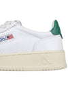 Medalist Green Tab Leather Low Top Sneakers White - AUTRY - BALAAN 7