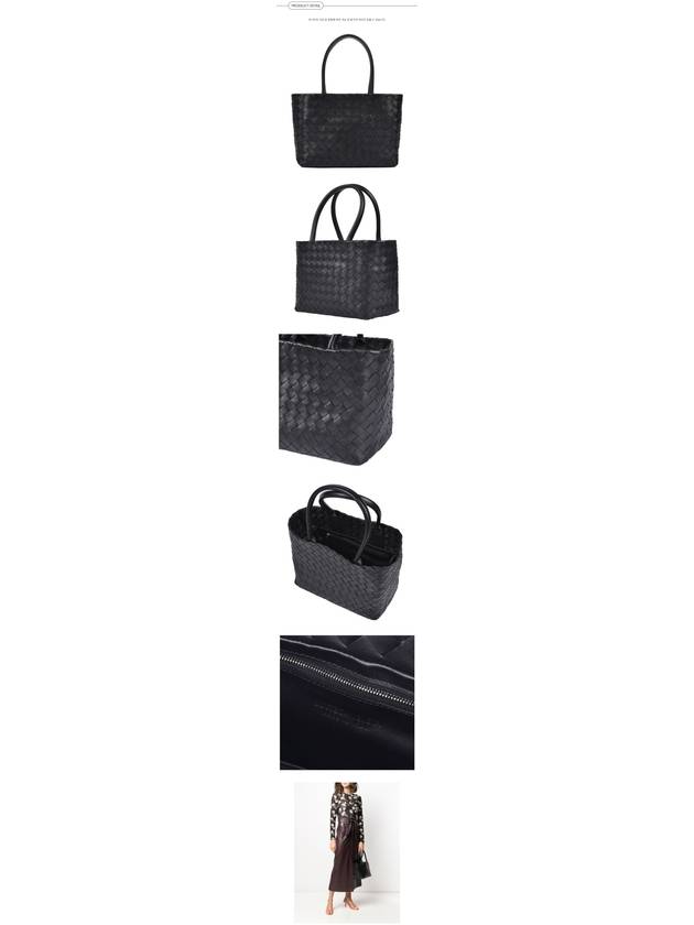 Intrecciato Tote Bag Black - BOTTEGA VENETA - BALAAN 4