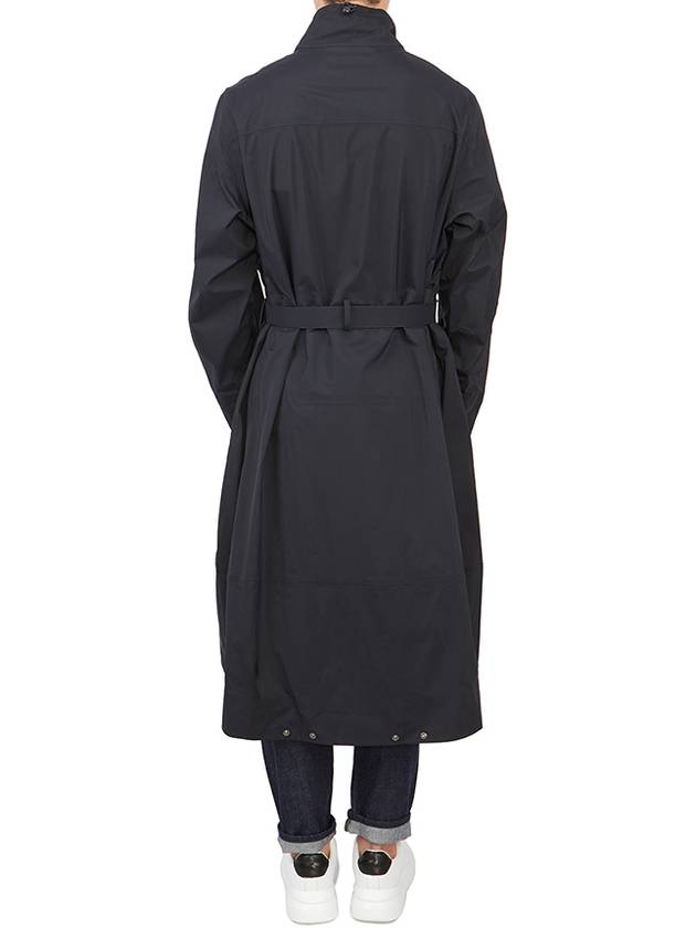 Metropolis Series Gore-Tex 3L Infinium Belted Single Coat Navy - CP COMPANY - BALAAN 6