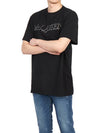 Girocolo Logo Short Sleeve T-Shirt Black - ALEXANDER MCQUEEN - BALAAN 6