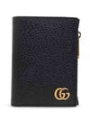 GG Marmont Half Wallet Black - GUCCI - BALAAN 2