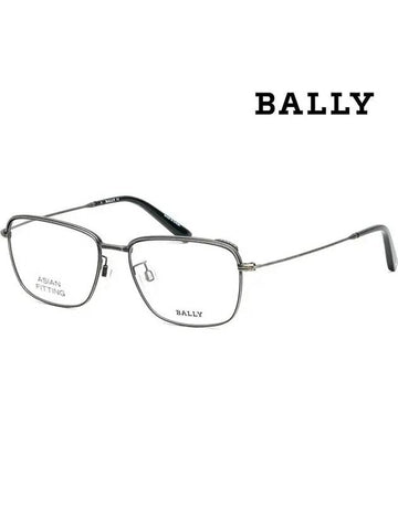 Glasses frame BY5047H 009 vintage square metal frame light - BALLY - BALAAN 1