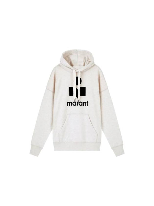 W Isabel Marant Mansell Oversized Hooded Sweatshirt Ecru Luxray - ISABEL MARANT - BALAAN 1