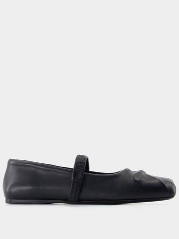 Mary Jane Sneakers - Marni - Leather - Black - MARNI - BALAAN 1