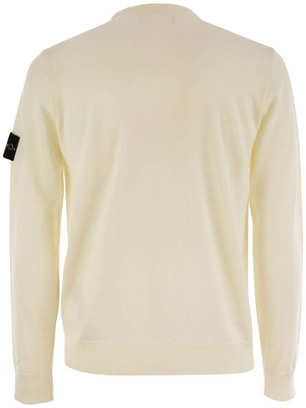 Crew-neck sweater in virgin wool - STONE ISLAND - BALAAN 2