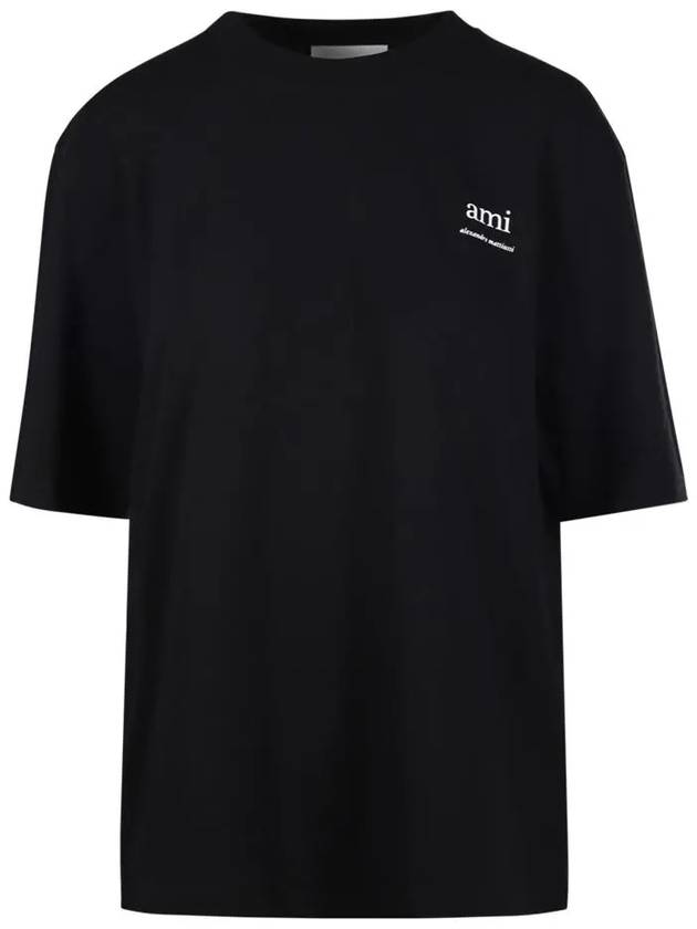 Alexandre Mattiussi Short Sleeve T-Shirt Black - AMI - BALAAN 3