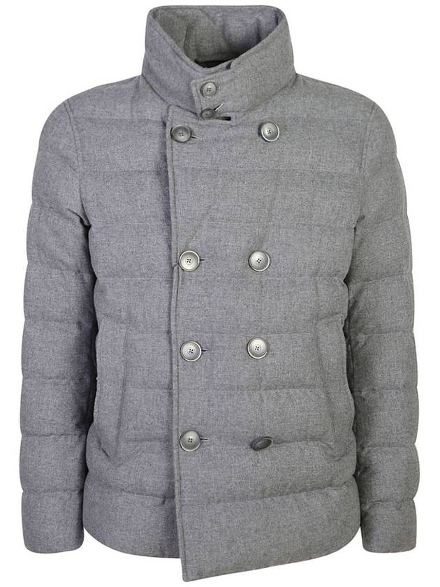 Easy cashmere mix double coat light gray - HERNO - BALAAN 2