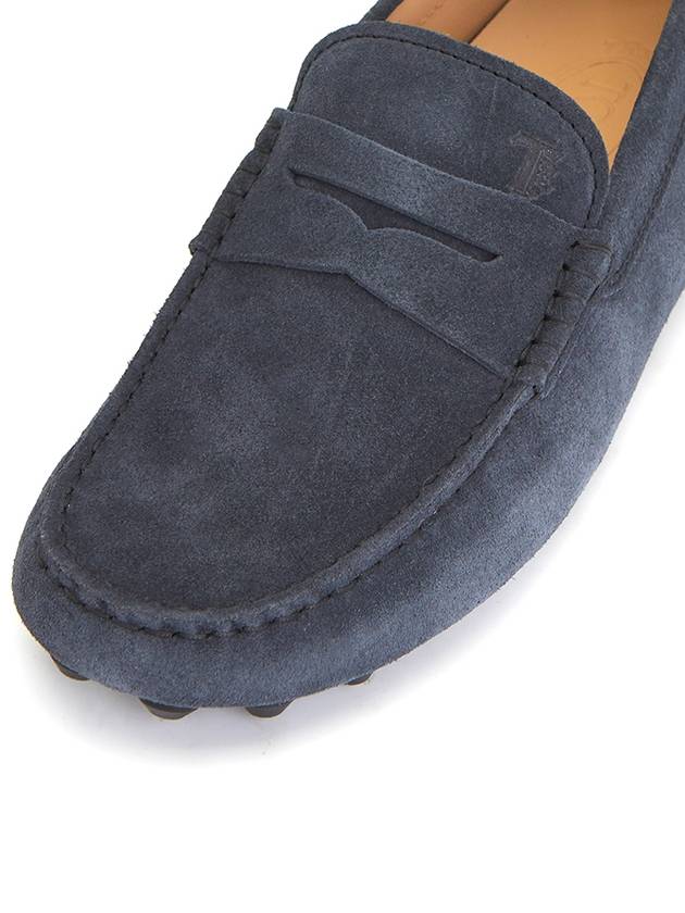 Gommino Bubble Suede Driving Shoes Blue - TOD'S - BALAAN 8