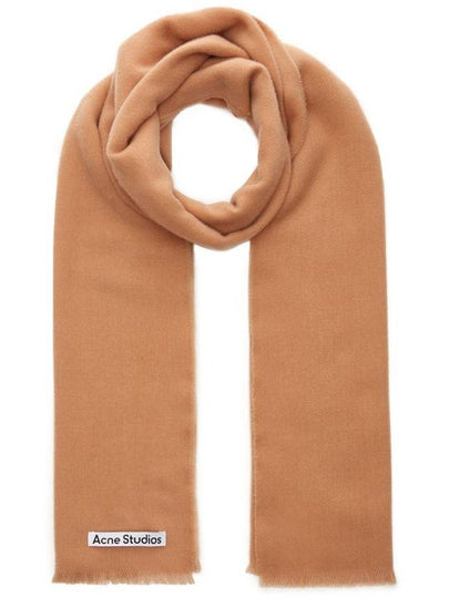 Logo Wool Muffler Camel Brown - ACNE STUDIOS - BALAAN 2