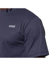 iGolf Daily Sweat Absorption Dry Character Short Sleeve Golf T-Shirt Navy Unisex - CO - BALAAN 3