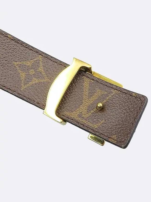 M9453 Black Monogram Canvas LV 30MM Reversible Women s Belt - LOUIS VUITTON - BALAAN 5