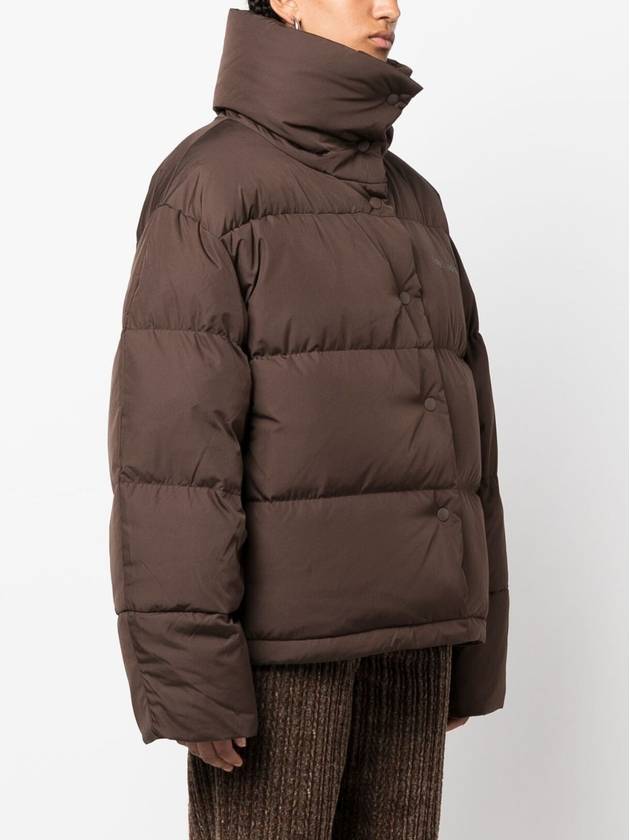 Puffer Short Padding Jacket Coffee Brown - ACNE STUDIOS - BALAAN 4