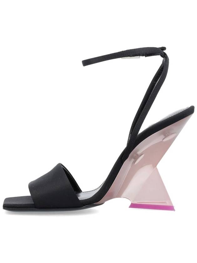 The Attico Cheope Black And Pink Sandals - THE ATTICO - BALAAN 3