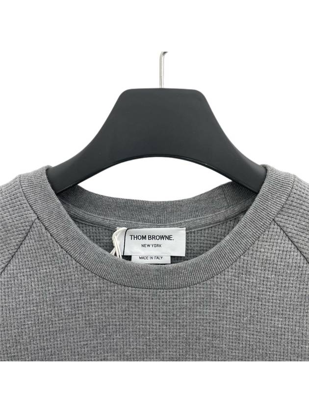 4 Bar Stripe Sweatshirt Grey - THOM BROWNE - BALAAN 4