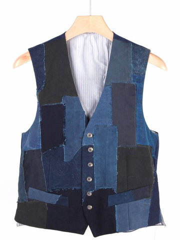 Patchwork Vest Blue 2TASCHE PATCH - FORTELA - BALAAN 1