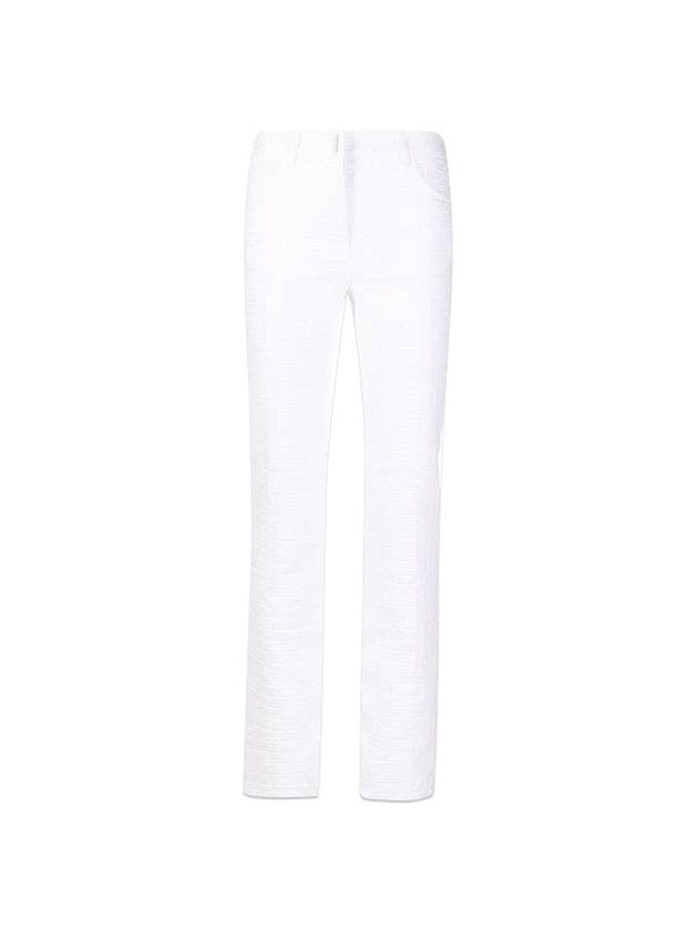 All Over 4G Jacquard Jeans White - GIVENCHY - BALAAN 1