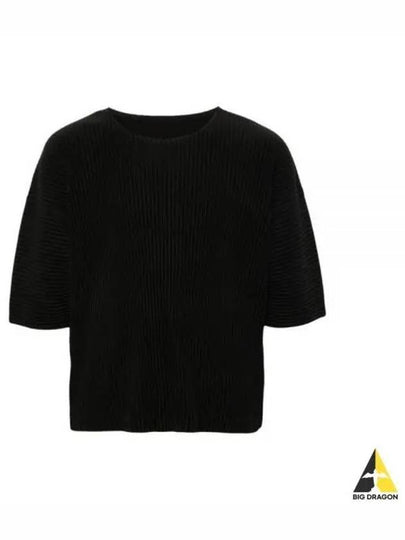 MC March Short Sleeve T-Shirt Black - ISSEY MIYAKE - BALAAN 2