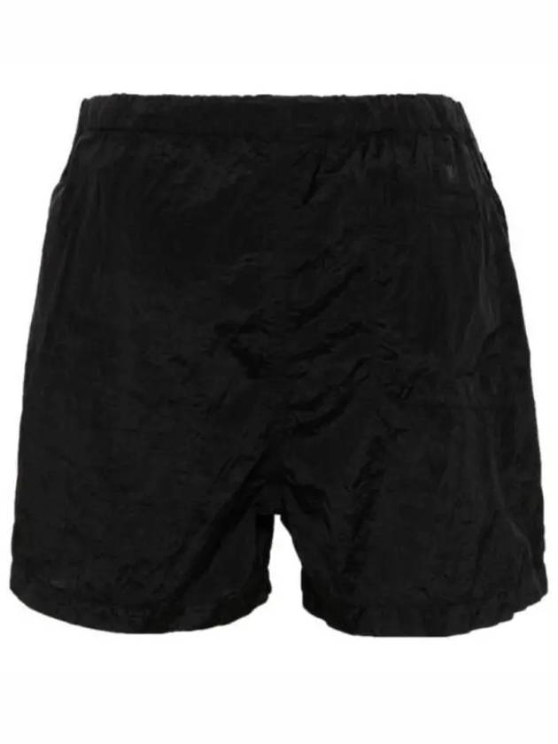 Patch Logo Nylon Swim Shorts Black - STONE ISLAND - BALAAN 3