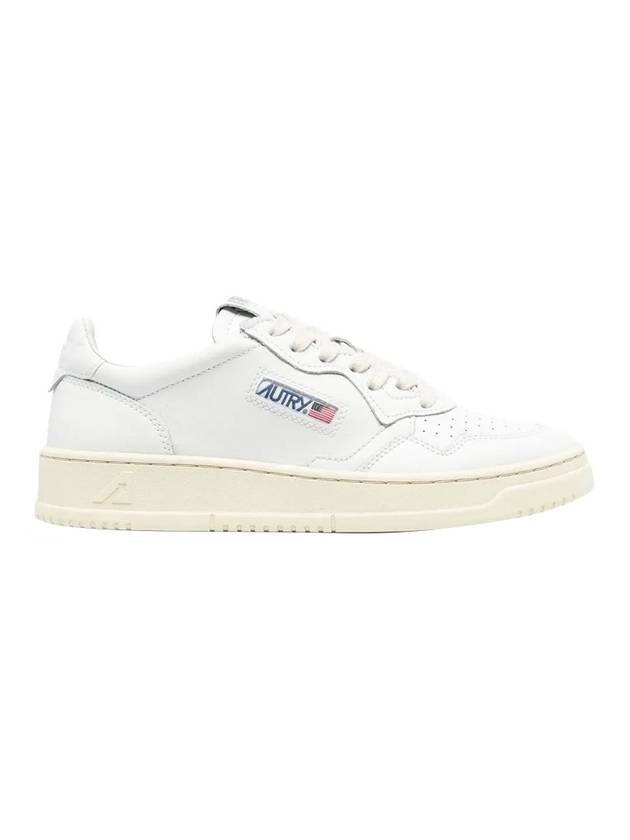 Medalist Leather Low Top Sneakers White - AUTRY - BALAAN 1