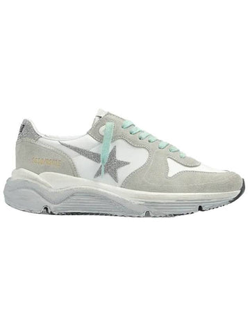 Running Sole Silver Star Low Top Sneakers Grey - GOLDEN GOOSE - BALAAN 1