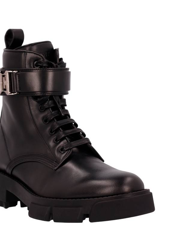 4G Terra Leather Ankle Boots Black - GIVENCHY - BALAAN 5