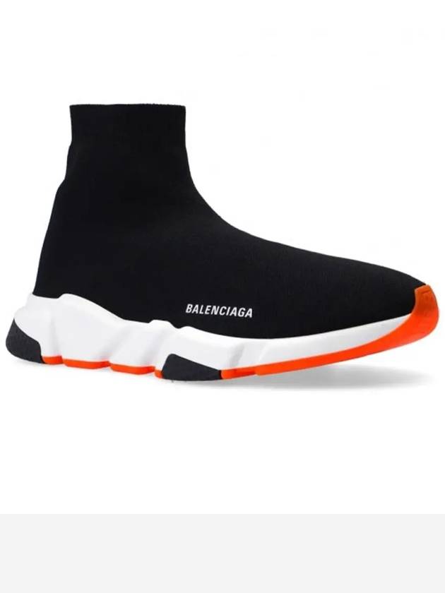 Speed Runner High Top Sneakers Black Orange - BALENCIAGA - BALAAN 3