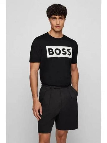 Official color change box logo t shirt 50471696 001 black 271831 - BOSS - BALAAN 1