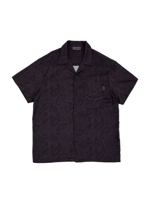 paisley half shirt purple - ARCANE FUNK - BALAAN 2