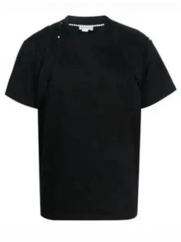 Crewneck Short Sleeve T-Shirt Black - ALEXANDER MCQUEEN - BALAAN 2