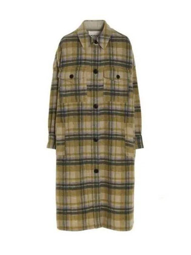 Women s Pontia Wool Coat Yellow Mint MA0024 FAA1D26E - ISABEL MARANT - BALAAN 1