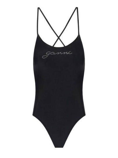 24FW Bikini Swimsuit A6064 099 Black - GANNI - BALAAN 2