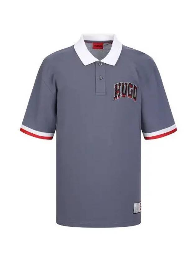 HUGO graphic logo short sleeve polo shirt 50510183 462 - HUGO BOSS - BALAAN 1