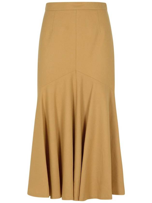 Patou Beige Wool Blend Skirt - PATOU - BALAAN 1