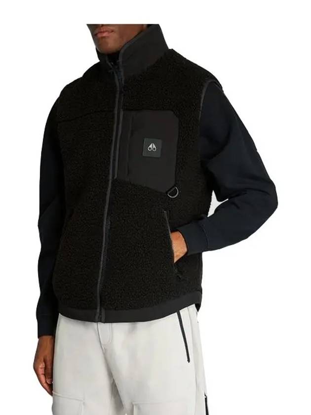 Saglek Fleece Vest Black - MOOSE KNUCKLES - BALAAN 4