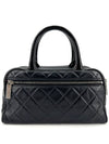 Caviar mini bowling bag tote Boston - CHANEL - BALAAN 4