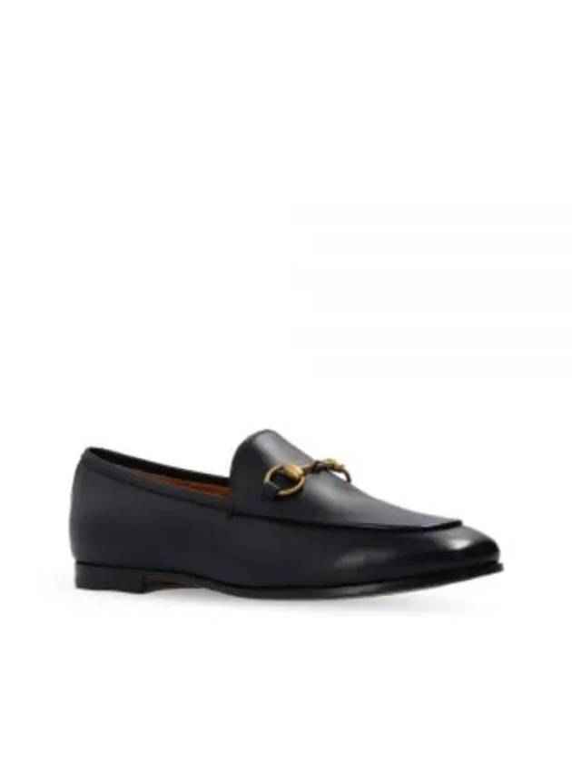 Women's Jordaan Horsebit Leather Loafers Black - GUCCI - BALAAN 2