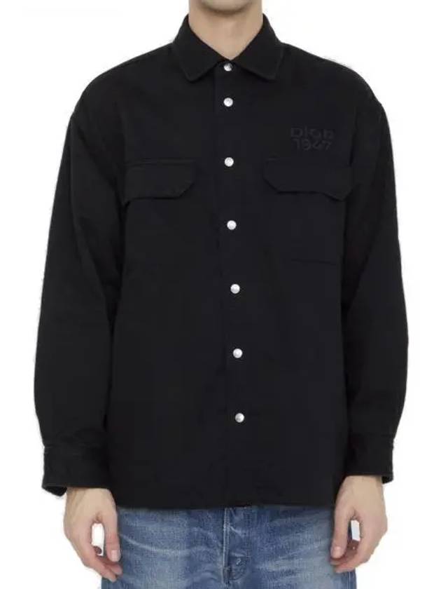 Overshirt Cotton Jacket Black - DIOR - BALAAN 2