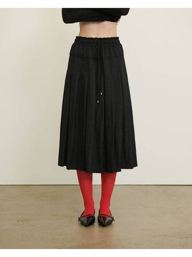 NEW MODERN PLEATED SKIRT BLACK - UNMUTE - BALAAN 1