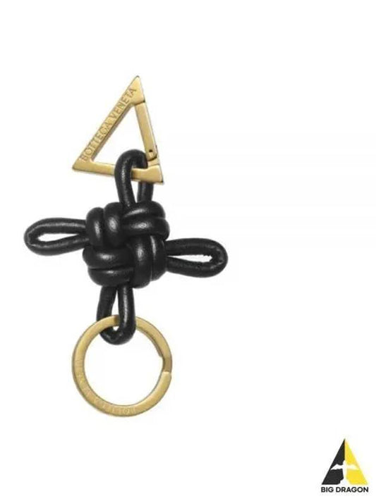 Triangle Nappa Key Holder Black - BOTTEGA VENETA - BALAAN 2