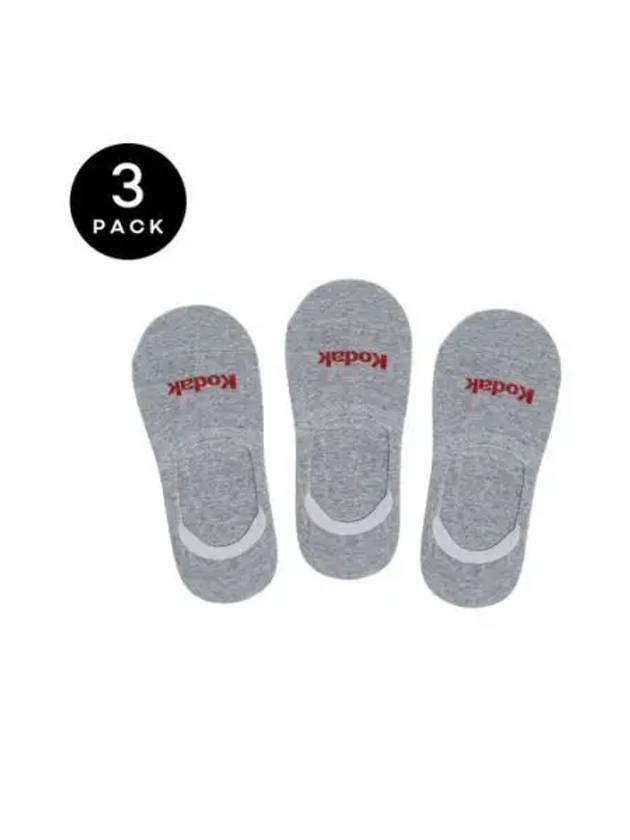 KODAK Apparel No Show Socks 3PC GRAY - KODO - BALAAN 1