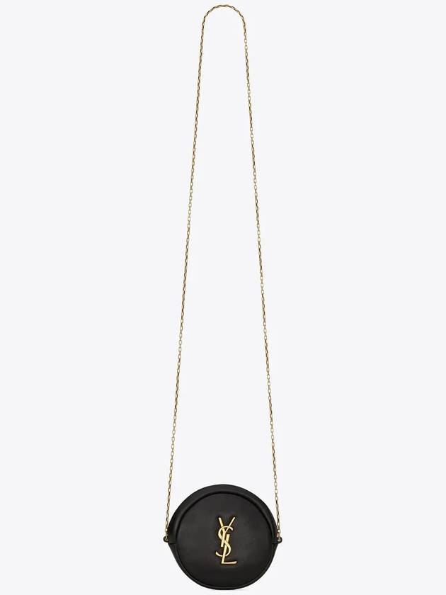 Round Pillow Cross Bag Black - SAINT LAURENT - BALAAN 2