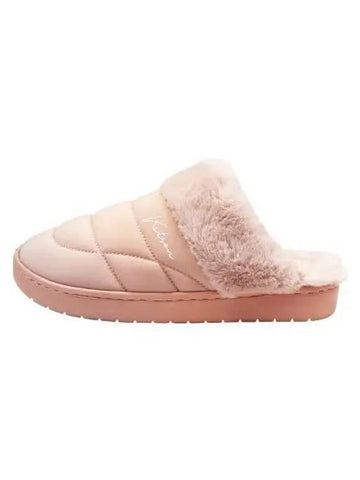 KITSON Angela padded fur slippers pink - KITON - BALAAN 1