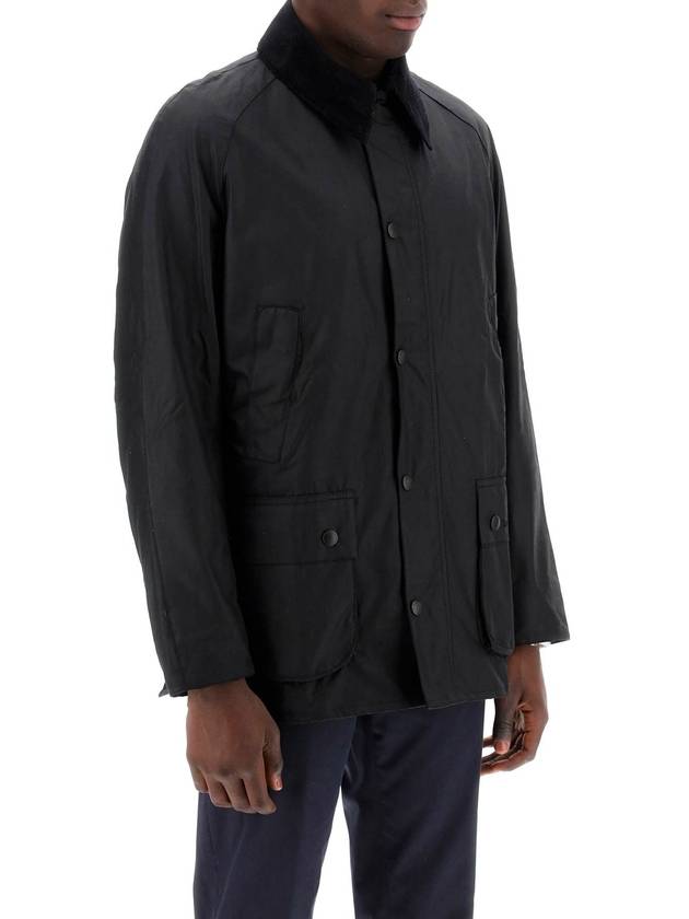 Ashby Wax Jacket Black - BARBOUR - BALAAN 3