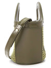 Rattan Micro Tropicalia Cross Bag Green - MARNI - BALAAN 4